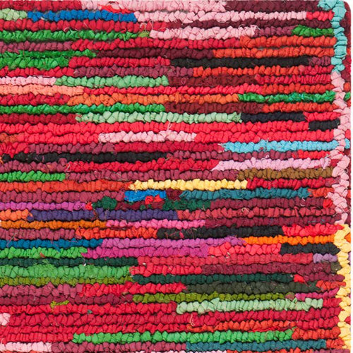 Safavieh Nantucket Handmade Cotton Pink And Multi Color Rug Wayfair